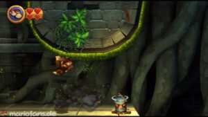 World 3 — Ruins — Donkey Kong Country Returns walkthrough screenshot