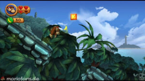 World 3 — Ruins — Donkey Kong Country Returns walkthrough screenshot