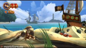 World 3 — Ruins — Donkey Kong Country Returns walkthrough screenshot