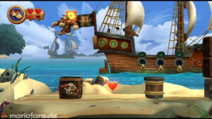 World 3 — Ruins — Donkey Kong Country Returns walkthrough screenshot