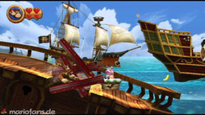 World 3 — Ruins — Donkey Kong Country Returns walkthrough screenshot