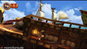 World 3 — Ruins — Donkey Kong Country Returns walkthrough screenshot
