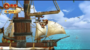 World 3 — Ruins — Donkey Kong Country Returns walkthrough screenshot