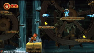 World 3 — Ruins — Donkey Kong Country Returns walkthrough screenshot