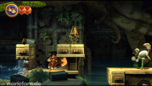 World 3 — Ruins — Donkey Kong Country Returns walkthrough screenshot