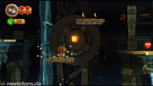 World 3 — Ruins — Donkey Kong Country Returns walkthrough screenshot