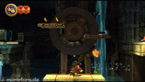 World 3 — Ruins — Donkey Kong Country Returns walkthrough screenshot