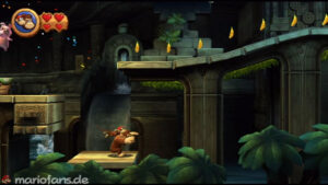 World 3 — Ruins — Donkey Kong Country Returns walkthrough screenshot