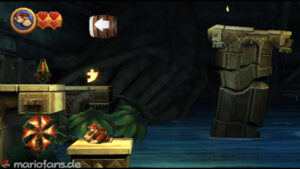 World 3 — Ruins — Donkey Kong Country Returns walkthrough screenshot