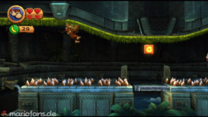 World 3 — Ruins — Donkey Kong Country Returns walkthrough screenshot