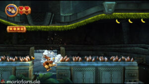 World 3 — Ruins — Donkey Kong Country Returns walkthrough screenshot