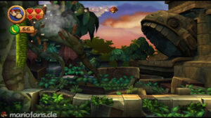 World 3 — Ruins — Donkey Kong Country Returns walkthrough screenshot
