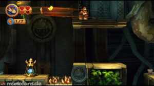 World 3 — Ruins — Donkey Kong Country Returns walkthrough screenshot