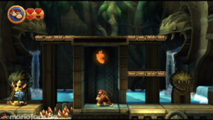 World 3 — Ruins — Donkey Kong Country Returns walkthrough screenshot