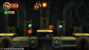 World 3 — Ruins — Donkey Kong Country Returns walkthrough screenshot
