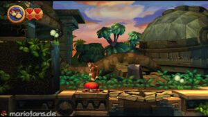 World 3 — Ruins — Donkey Kong Country Returns walkthrough screenshot