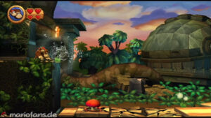 World 3 — Ruins — Donkey Kong Country Returns walkthrough screenshot