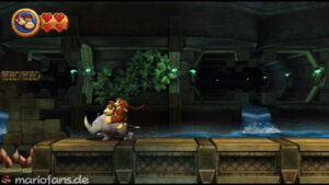 World 3 — Ruins — Donkey Kong Country Returns walkthrough screenshot