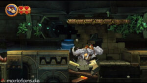 World 3 — Ruins — Donkey Kong Country Returns walkthrough screenshot