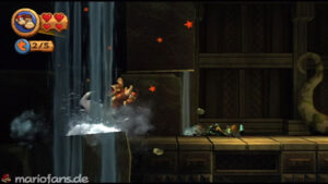 World 3 — Ruins — Donkey Kong Country Returns walkthrough screenshot
