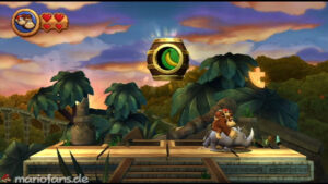 World 3 — Ruins — Donkey Kong Country Returns walkthrough screenshot