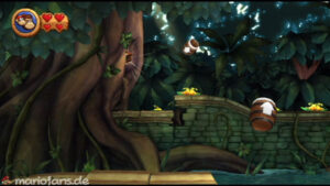 World 4 — Cave — Donkey Kong Country Returns walkthrough screenshot