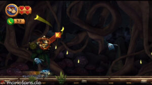 World 4 — Cave — Donkey Kong Country Returns walkthrough screenshot