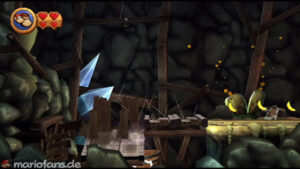 World 4 — Cave — Donkey Kong Country Returns walkthrough screenshot