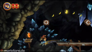 World 4 — Cave — Donkey Kong Country Returns walkthrough screenshot