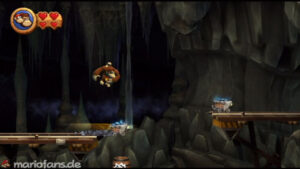 World 4 — Cave — Donkey Kong Country Returns walkthrough screenshot