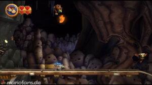 World 4 — Cave — Donkey Kong Country Returns walkthrough screenshot