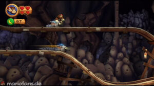 World 4 — Cave — Donkey Kong Country Returns walkthrough screenshot