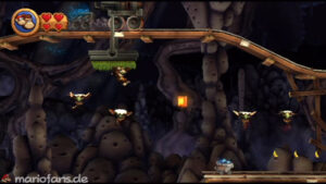 World 4 — Cave — Donkey Kong Country Returns walkthrough screenshot