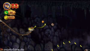 World 4 — Cave — Donkey Kong Country Returns walkthrough screenshot
