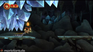World 4 — Cave — Donkey Kong Country Returns walkthrough screenshot