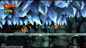 World 4 — Cave — Donkey Kong Country Returns walkthrough screenshot