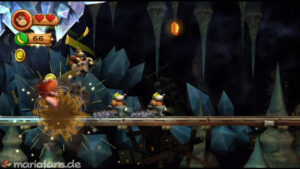 World 4 — Cave — Donkey Kong Country Returns walkthrough screenshot