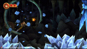 World 4 — Cave — Donkey Kong Country Returns walkthrough screenshot
