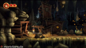World 4 — Cave — Donkey Kong Country Returns walkthrough screenshot
