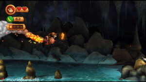 World 4 — Cave — Donkey Kong Country Returns walkthrough screenshot