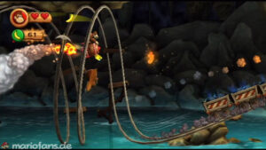 World 4 — Cave — Donkey Kong Country Returns walkthrough screenshot