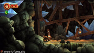 World 4 — Cave — Donkey Kong Country Returns walkthrough screenshot