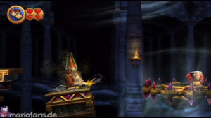 World 4 — Cave — Donkey Kong Country Returns walkthrough screenshot