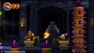 World 4 — Cave — Donkey Kong Country Returns walkthrough screenshot