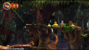 World 5 — Forest — Donkey Kong Country Returns walkthrough screenshot