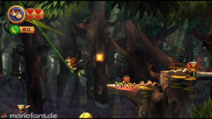 World 5 — Forest — Donkey Kong Country Returns walkthrough screenshot