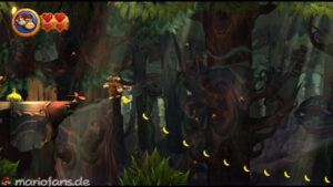 World 5 — Forest — Donkey Kong Country Returns walkthrough screenshot