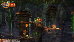 World 5 — Forest — Donkey Kong Country Returns walkthrough screenshot