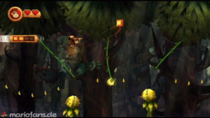 World 5 — Forest — Donkey Kong Country Returns walkthrough screenshot