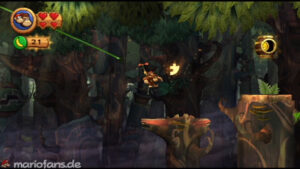 World 5 — Forest — Donkey Kong Country Returns walkthrough screenshot